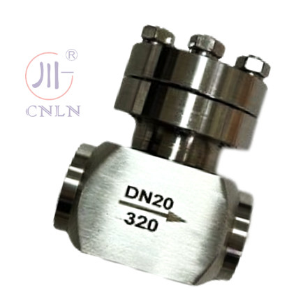 SS304/316 วาล์วตรวจสอบ Cryogenic ความดันสูง DN20 สําหรับ LNG/LOX/LN2/LAR/LCO2