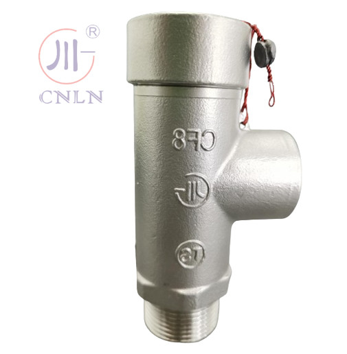 วาล์วความปลอดภัยระดับล่างระดับความเย็น DN15 PN40 SS304/316 สําหรับถัง/สกิ๊ด/รถยนต์ติด