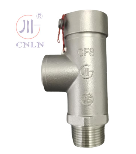 วาล์วความปลอดภัยระดับล่างระดับความเย็น DN15 PN40 SS304/316 สําหรับถัง/สกิ๊ด/รถยนต์ติด