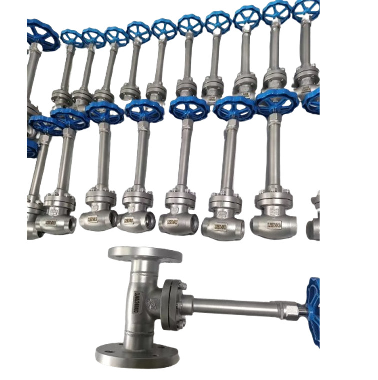 DN10-100 PN50 ซอคเก็ตเวิลดแวลเวอร์กลอบไครโอเจน -196- 80 °C สําหรับ LNG LOX LIN LAR LCO2