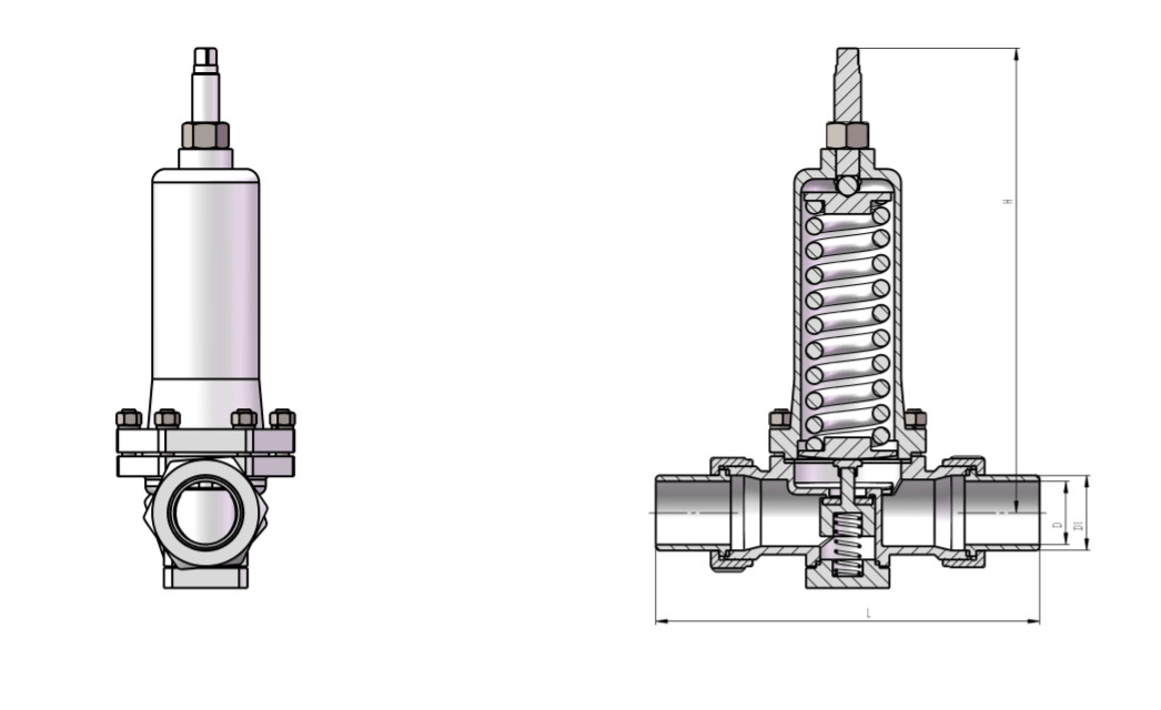 CF8 / CF3 ประเภทการเชื่อมต่อเส้นประสาทของเครื่องประหยัดความเย็น สําหรับ LNG/LOX/LN2/LAR