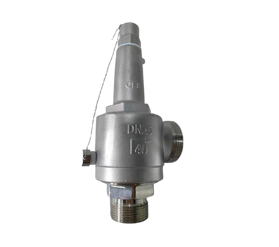 SS304 วาล์วความปลอดภัยประปาแข็งแบบหินสําหรับกระถาง LNG LIN LOX LAR -196 ~ 80 °C คุณภาพสูง