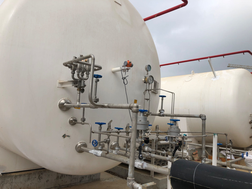 PN50 PN40 วัลล์ฟกลอบไครโอเจน -196 ~ + 80 °C สําหรับ LNG LOX LIN LAR LCO2 ก๊าซหลอด