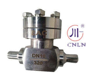 คริโอเจนิก แวลฟ์กลอบความดันสูง แวลฟ์ตรวจสอบ -196 ~ + 80 °C สําหรับ LNG LOX LIN LAR ถัง LCO2