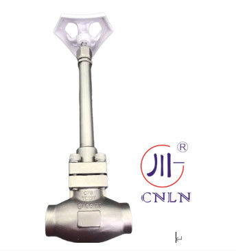 ประเภทของวาล์ว การทํางานด้วยมือของวาล์วกลอบไครโอเจน -196C- +80C สําหรับสภาพแวดล้อมอุณหภูมิต่ํา