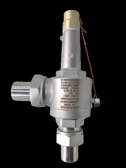 วาล์วความปลอดภัยไครโอเจนสจากสแตนเลส 3/8'-2' 4.0Mpa -196°C ถึง +120°C