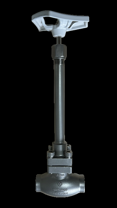 DN25 วาล์วกลม Cryogenic เหล็กไร้สแตนเลส 304/316 5.0Mpa -196 °C ถึง + 80 °C