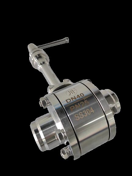 วาล์วลูกกลม Cryogenic ด้วยการเชื่อมต่อ flange และการทํางานของวงล้อมือ เหมาะสําหรับ LNG LN2 LAr