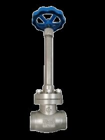 PTFE Seal Cryogenic Globe Valve ความดันสูงสุด 5.0Mpa และระยะอุณหภูมิ -196°C ถึง +80°C สําหรับการใช้งาน LNG LOX LIN LAR