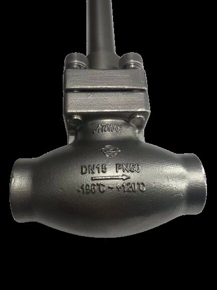 วาล์วลูกโลกสำหรับงานเย็นจัดสแตนเลสสตีล 304/316 พร้อมแรงดันสูงสุด 5.0Mpa และช่วงอุณหภูมิ -196°C ถึง +80°C