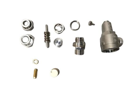 วาล์วนิรภัยสำหรับอุณหภูมิต่ำพิเศษสแตนเลส SS304/316 พร้อมแรงดันสูงสุด 4.0Mpa สำหรับช่วงอุณหภูมิ -196°C ถึง +120°C