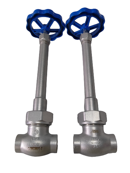 วาล์วลูกโลกสำหรับงานเย็นจัดสแตนเลสสตีล 304/316 พร้อมแรงดันสูงสุด 5.0Mpa และช่วงอุณหภูมิ -196°C ถึง +80°C