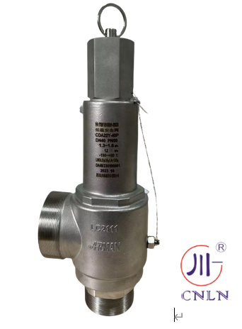 วาล์วนิรภัยสแตนเลสสำหรับอุณหภูมิต่ำพิเศษพร้อมพิกัดแรงดัน 4.0Mpa สำหรับการใช้งานตั้งแต่ -196°C ถึง +120°C