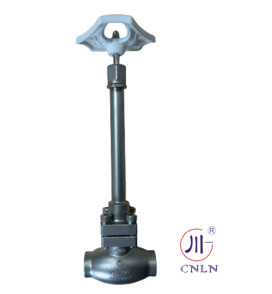 วาล์วลูกโลกแบบไครโอเจนิกที่ได้รับการรับรอง ISO CE EAC พร้อมแรงดันสูงสุด 4.0Mpa และช่วงอุณหภูมิ -196°C ถึง +80°C ในสแตนเลส 304/316