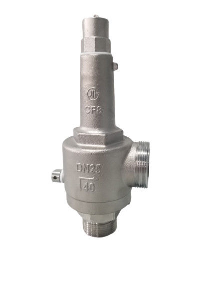 DN25 Spring Direct Acting Full Open Cryogenic Safety Valve -196 ~ + 80 °C สําหรับ LNG/LOX/LN2/LAR/LCO2